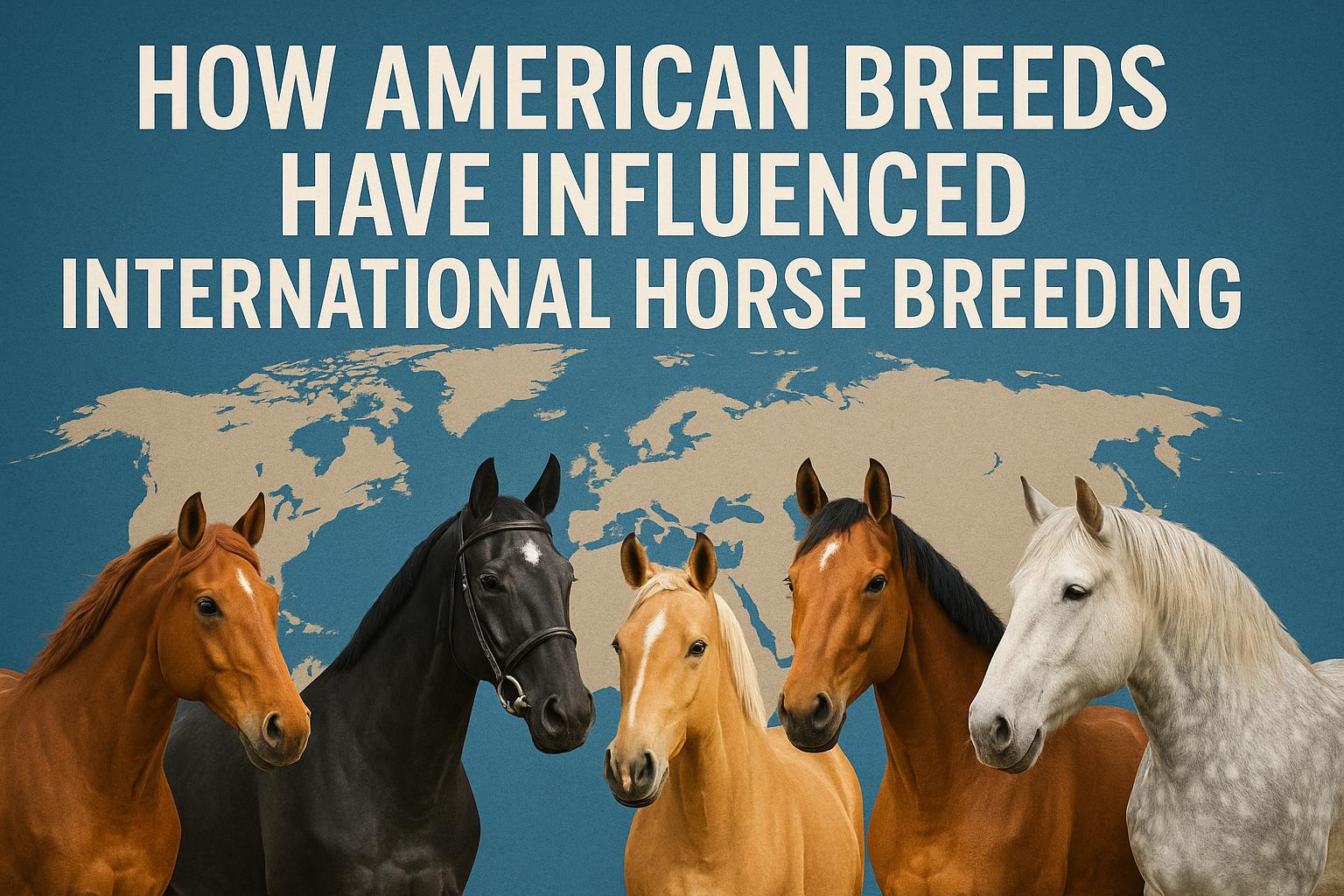 How American Breeds Have Influenced International Horse Breeding