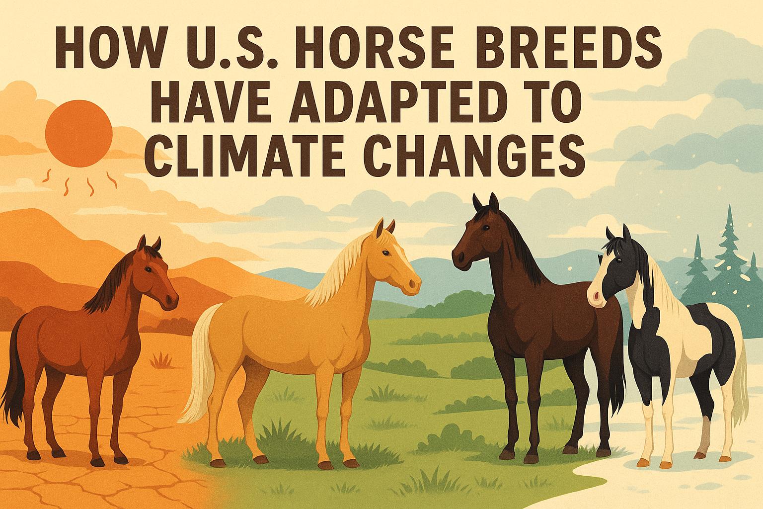 How U.S. Horse Breeds Have Adapted to Climate Changes