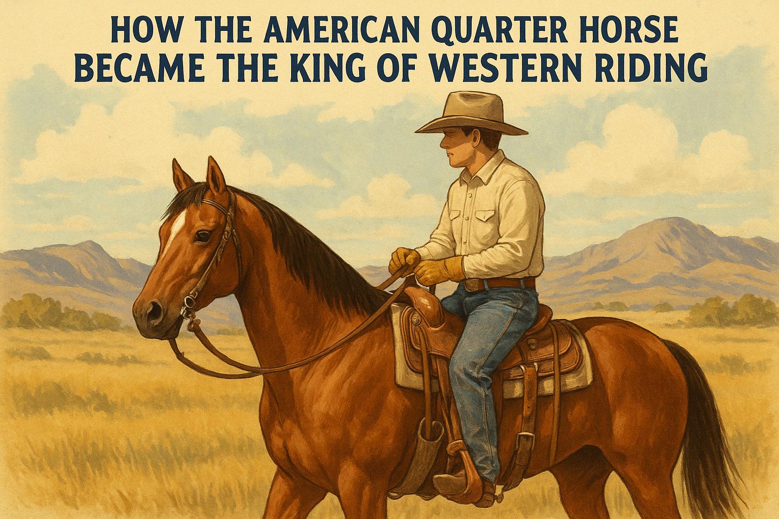 How the American Quarter Horse Became the King of Western Riding