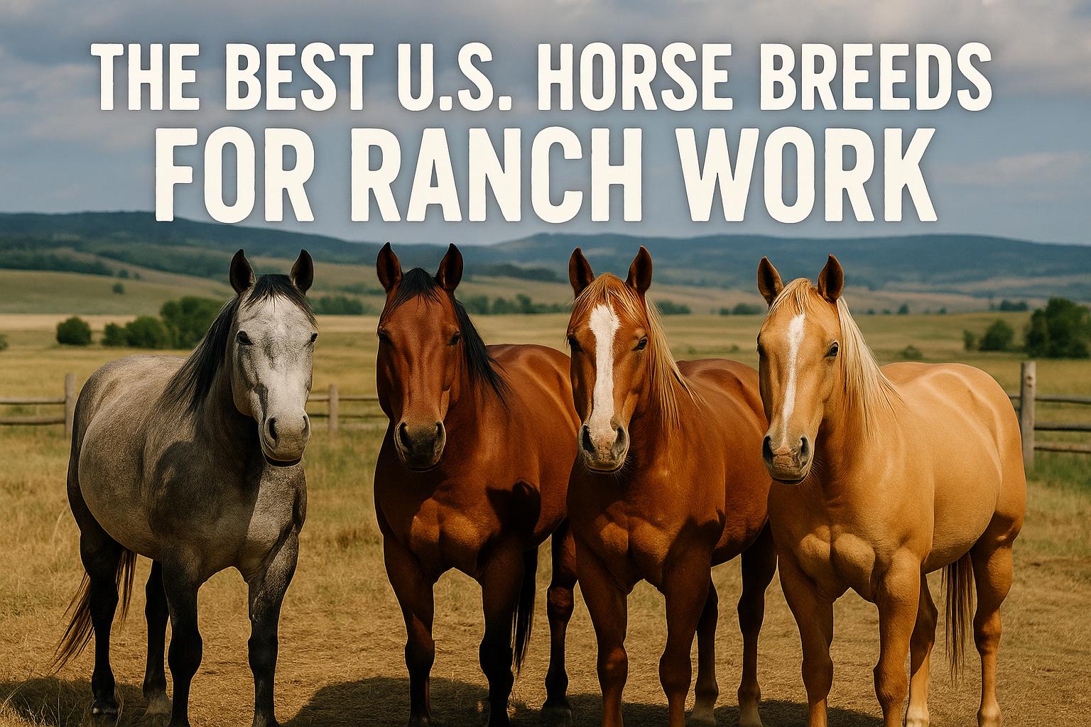 The Best U.S. Horse Breeds for Ranch Work