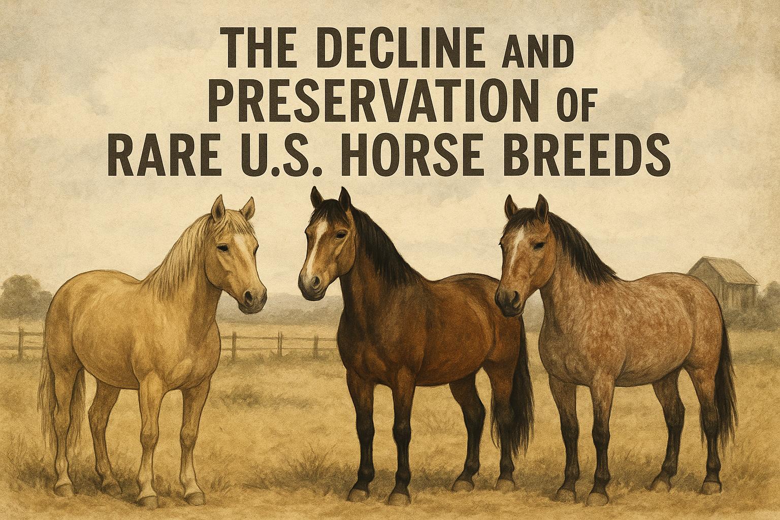 The Decline and Preservation of Rare U.S. Horse Breeds