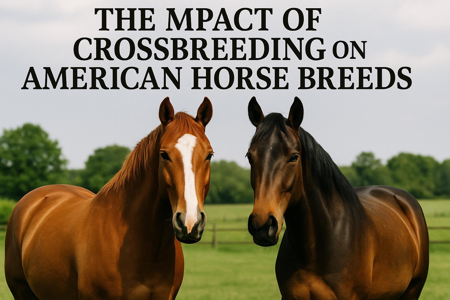 The Impact of Crossbreeding on American Horse Breeds