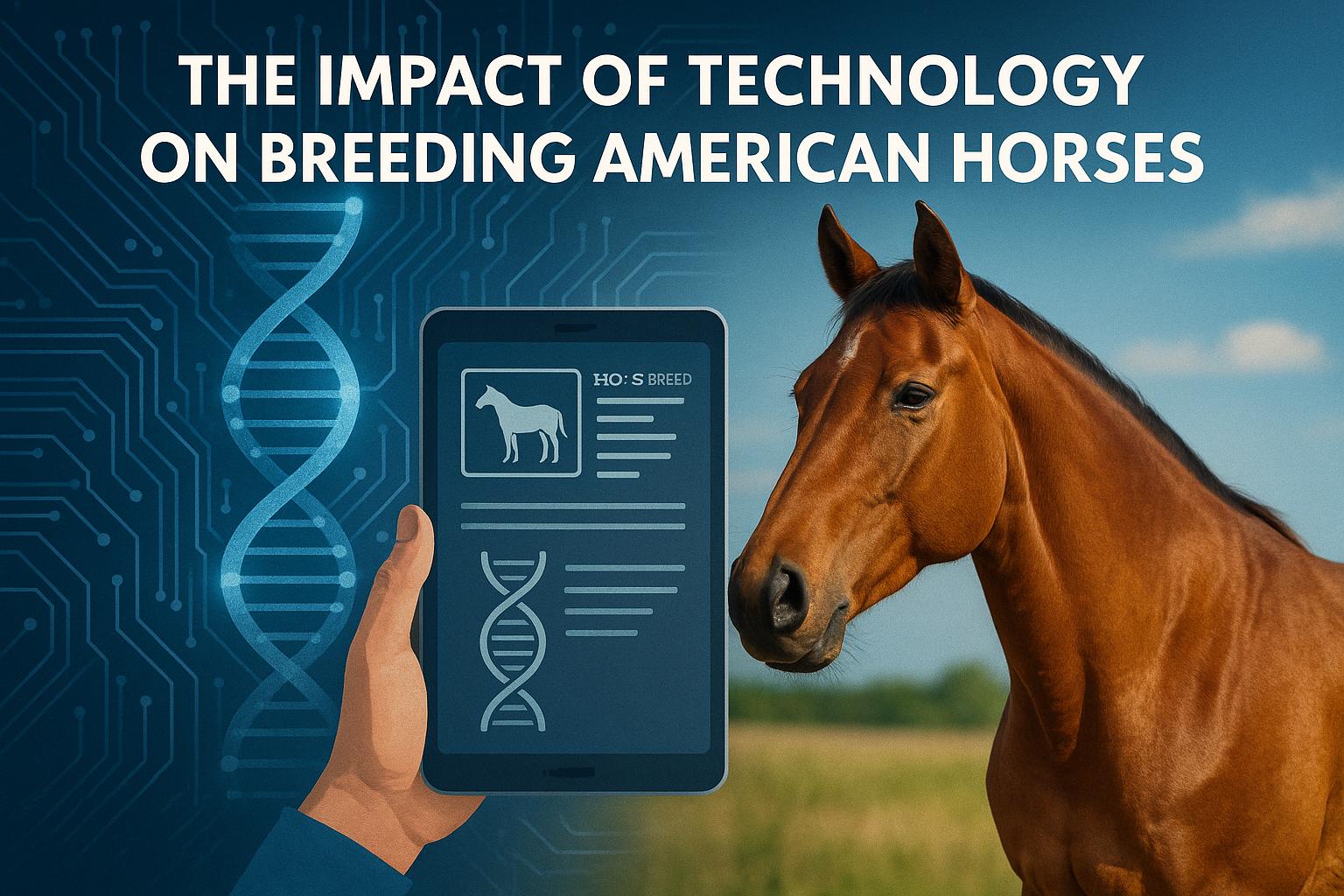 The Impact of Technology on Breeding American Horses