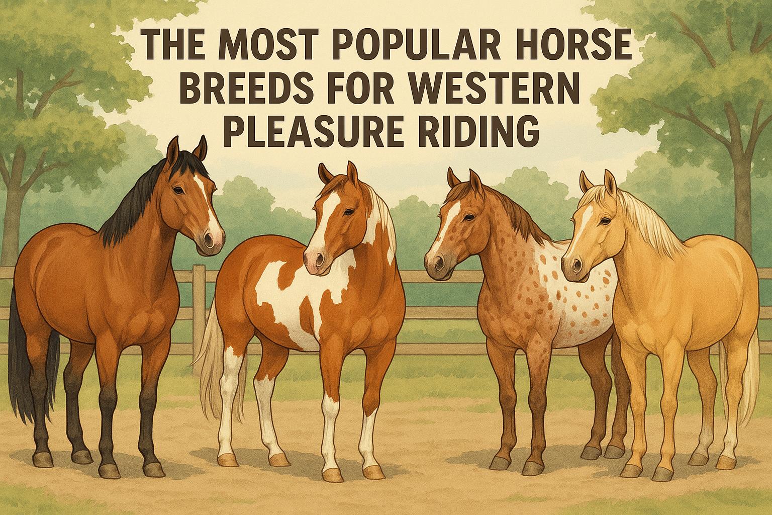 The Most Popular Horse Breeds for Western Pleasure Riding