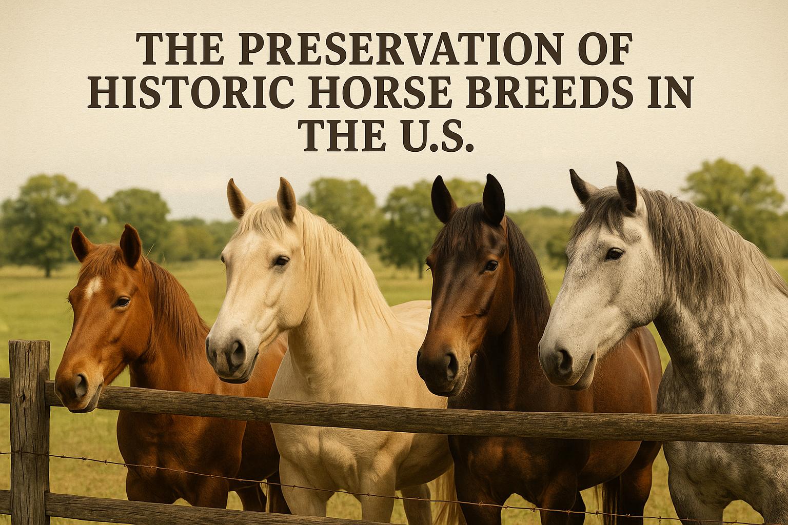 The Preservation of Historic Horse Breeds in the U.S.