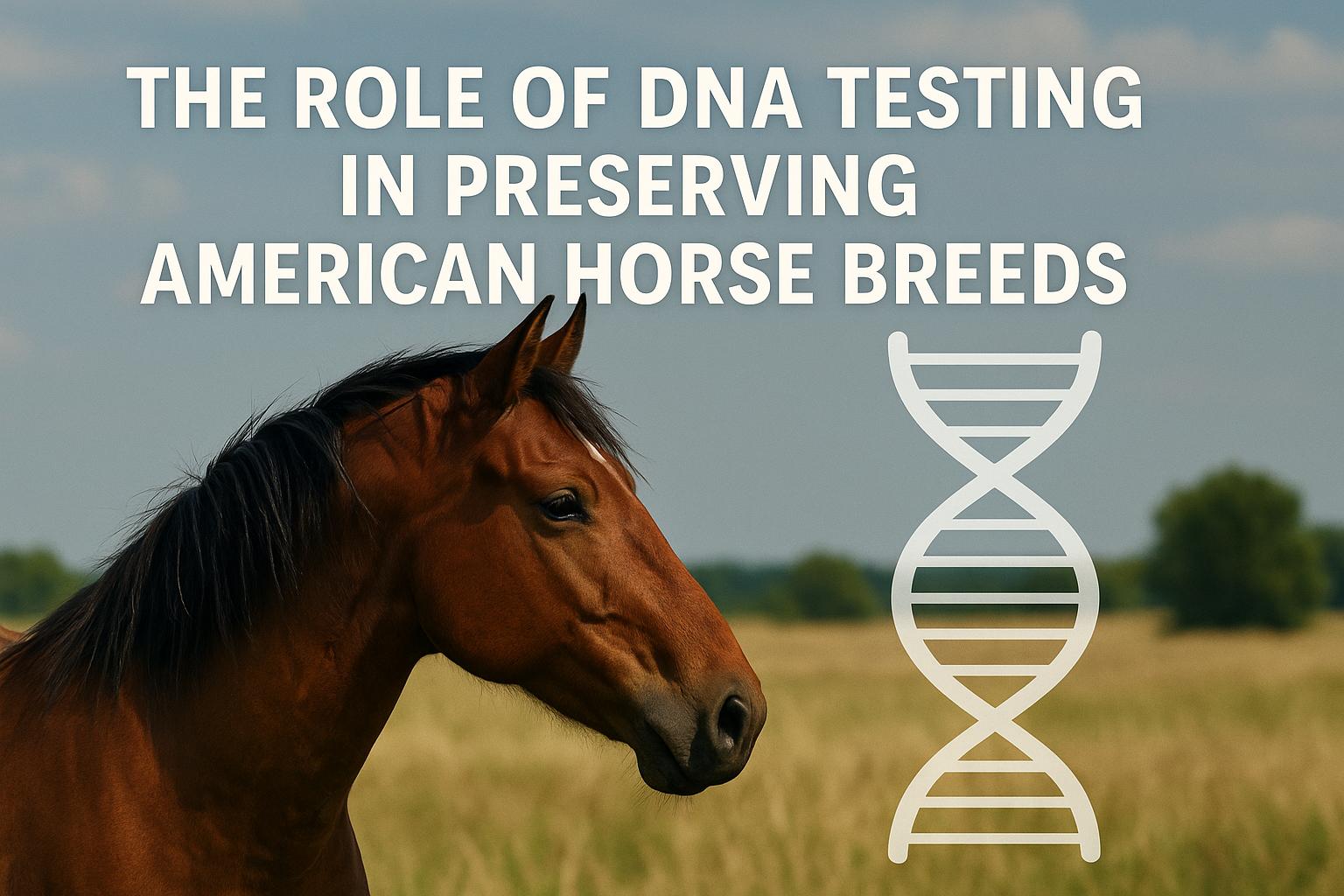 The Role of DNA Testing in Preserving American Horse Breeds
