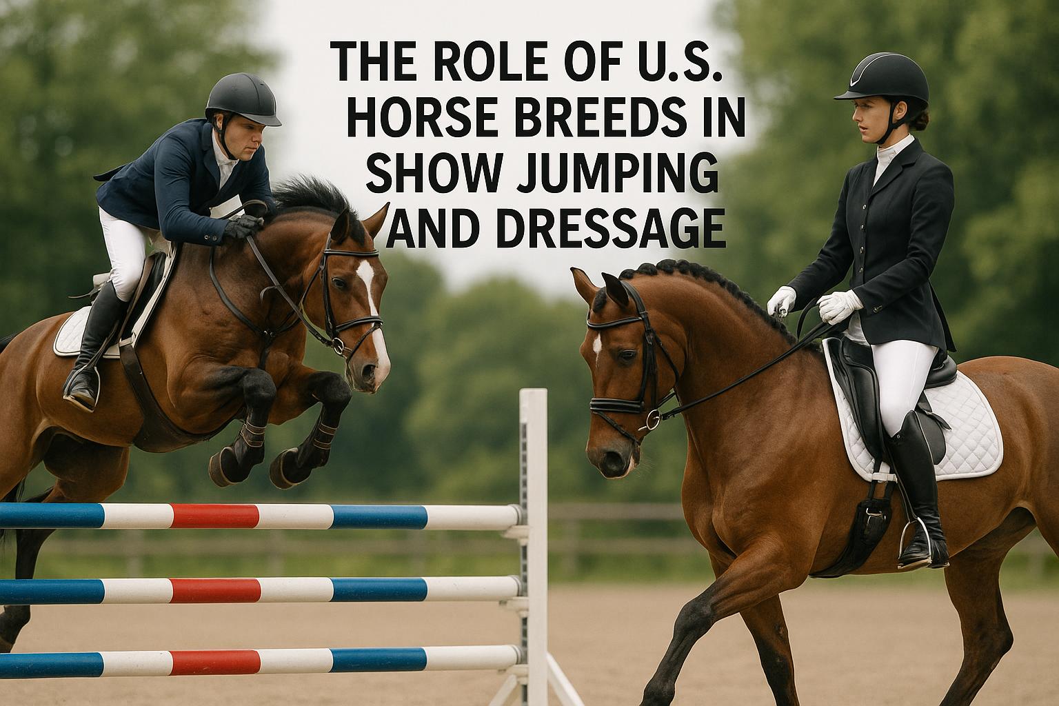 The Role of U.S. Horse Breeds in Show Jumping and Dressage