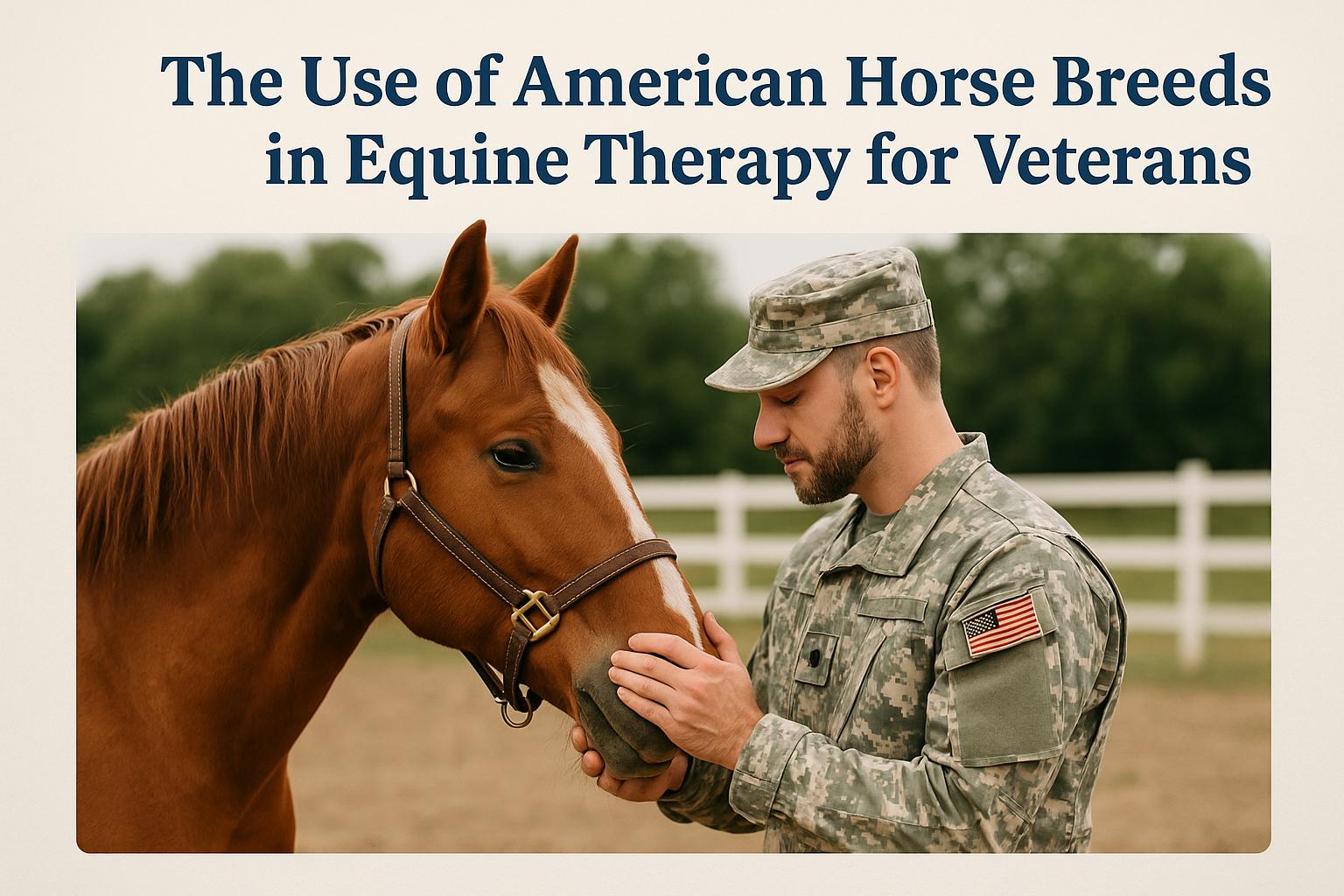 The Use of American Horse Breeds in Equine Therapy for Veterans