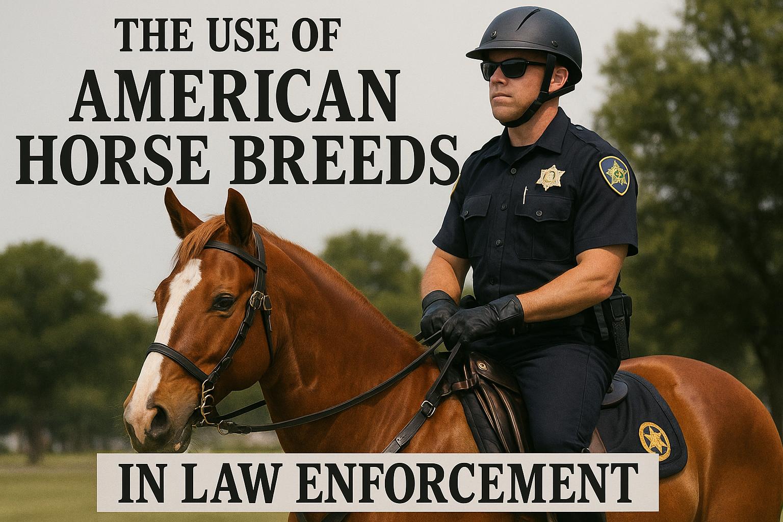 The Use of American Horse Breeds in Law Enforcement