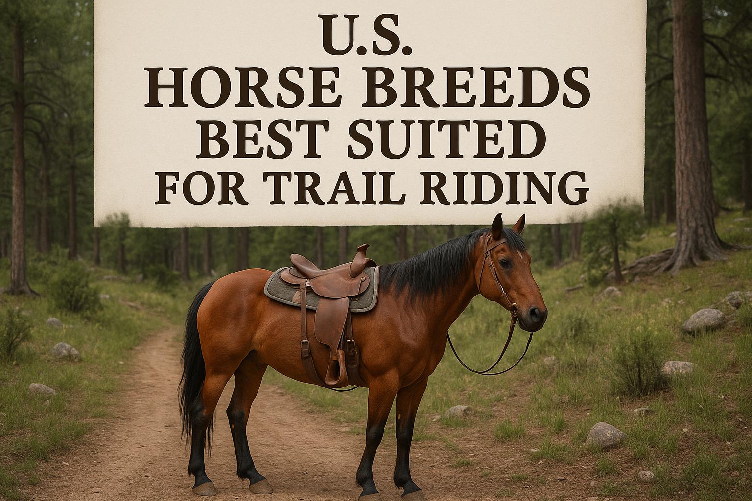 U.S. Horse Breeds Best Suited for Trail Riding